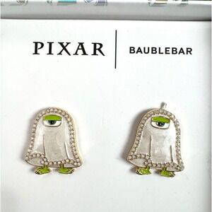 Disney BAUBLEBAR Mike Wazowski Ghost Monsters Inc Stud Earrings